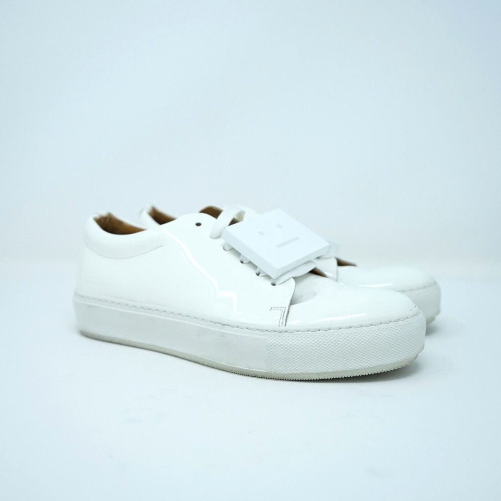 Acne Studios Women's Adriana Patent Leather Sneakers Size 36